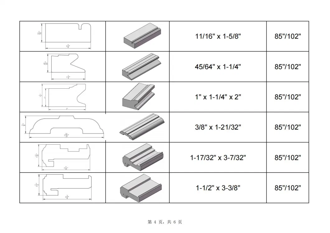 PVC Door Jamb Stainable WPC Door Frame with Weatherstrip Hinge Prepared Jamb