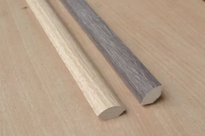 Ligne d'angle apprêtée jointe par doigt de forces de défense principale bâti de quart de rond d'accessoires de plancher en bois